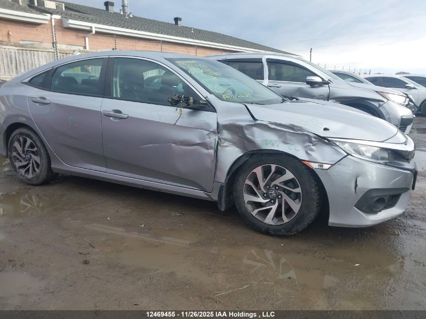 2018 Honda Civic Ex 4Dr VIN: 2HGFC2F87JH039838 Lot: 12469455