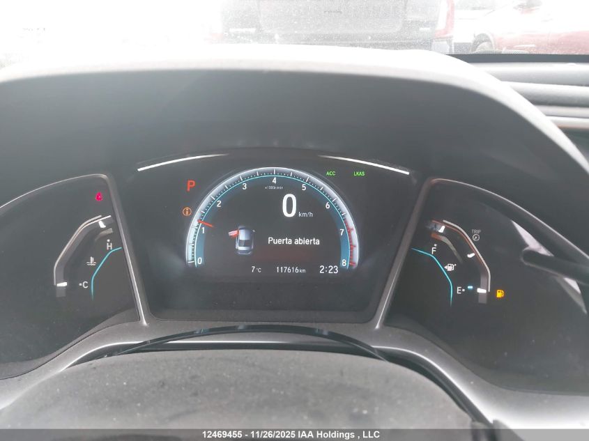 2018 Honda Civic Ex 4Dr VIN: 2HGFC2F87JH039838 Lot: 12469455