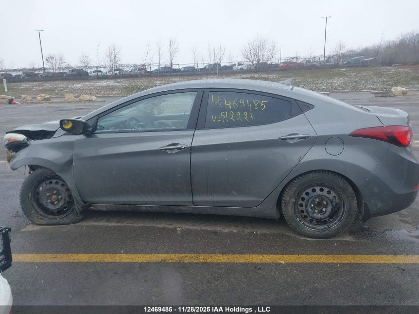 2014 Hyundai Elantra Se/Sport/Limited VIN: 5NPDH4AE2EH512221 Lot: 12469485