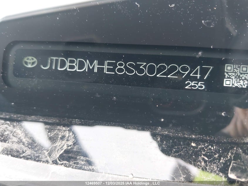 JTDBDMHE8S3022947 2025 TOYOTA COROLLA photo no. 18