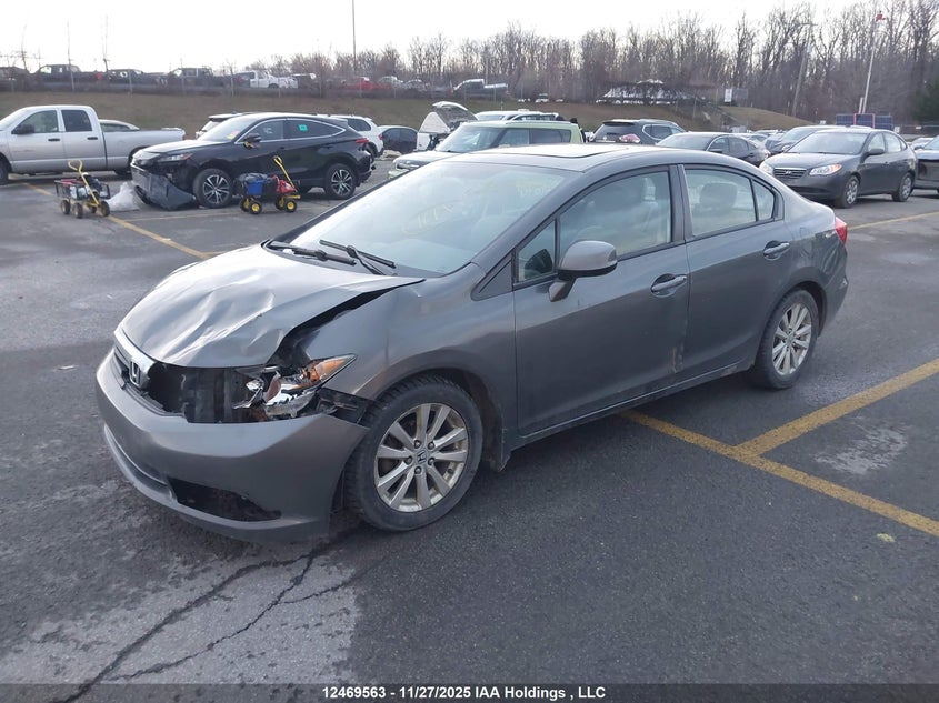 2HGFB2F55CH010740 2012 HONDA CIVIC photo no. 2