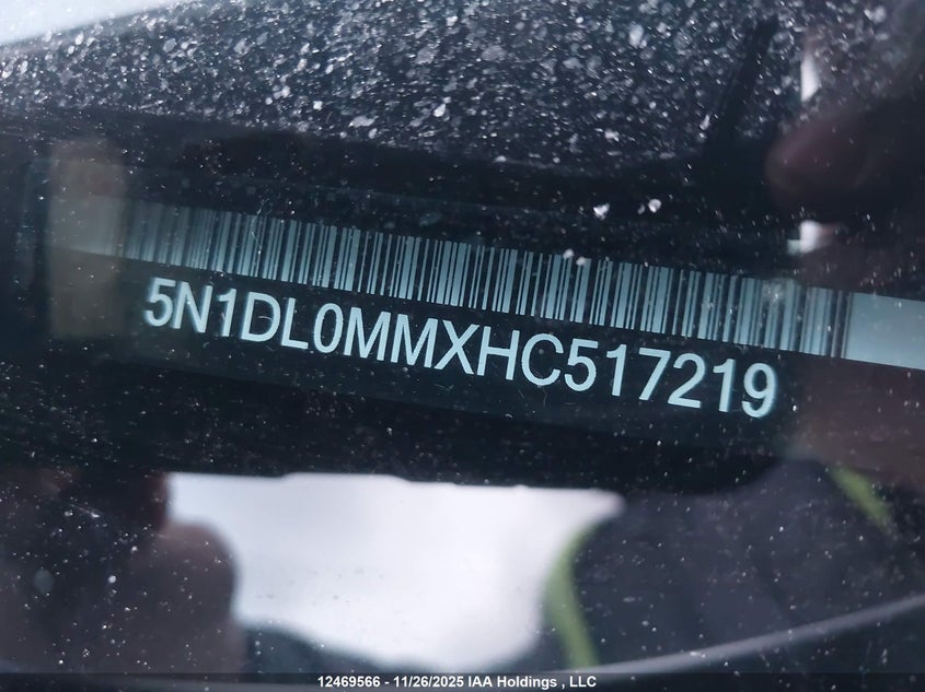 5N1DL0MMXHC517219 2017 INFINITI QX60 photo no. 17