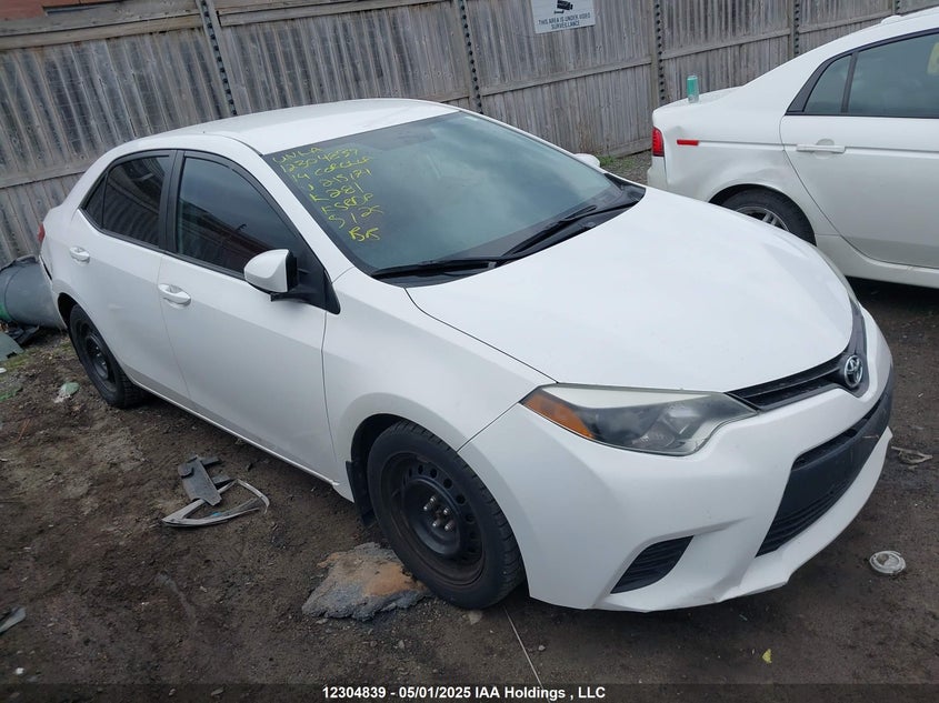 2014 Toyota Corolla L/Le/Le Pls/Prm/S/S Pls VIN: 2T1BURHE6EC215171 Lot: 12304839X