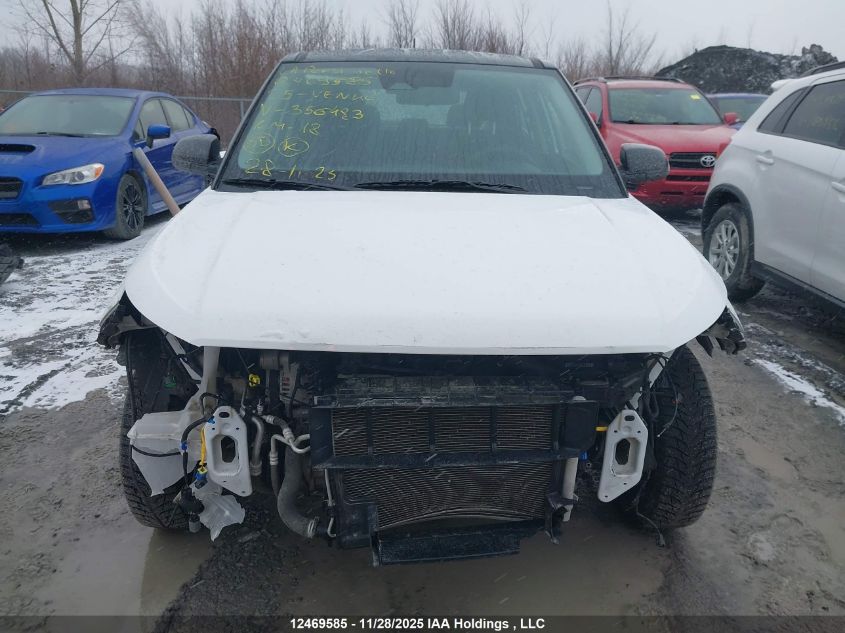 2025 Hyundai Venue Se VIN: KMHRB8A34SU356483 Lot: 12469585