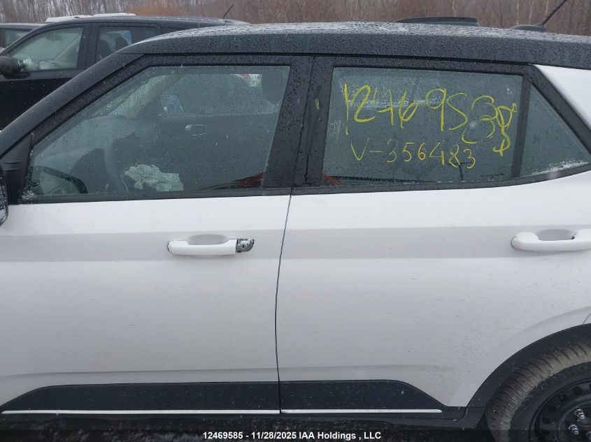 2025 Hyundai Venue Se VIN: KMHRB8A34SU356483 Lot: 12469585