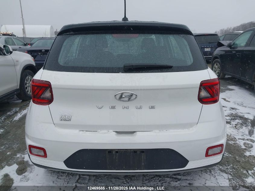2025 Hyundai Venue Se VIN: KMHRB8A34SU356483 Lot: 12469585