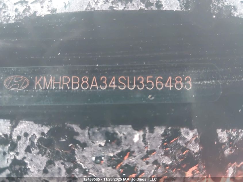 2025 Hyundai Venue Se VIN: KMHRB8A34SU356483 Lot: 12469585