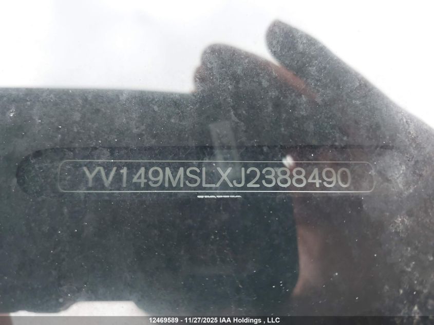 2018 Volvo V60 T6 Dynamic VIN: YV149MSLXJ2388490 Lot: 12469589