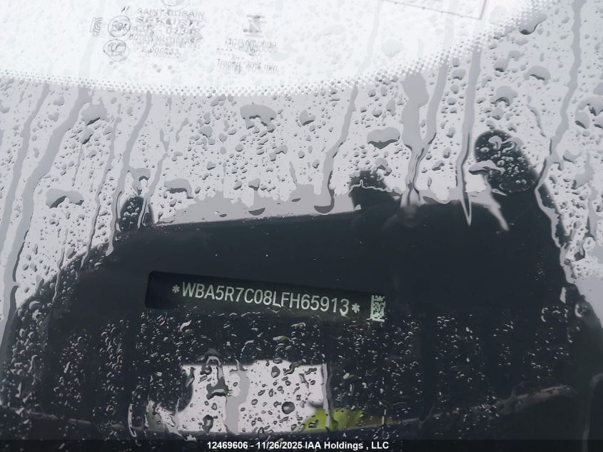 2020 BMW 330I xDrive VIN: WBA5R7C08LFH65913 Lot: 12469606