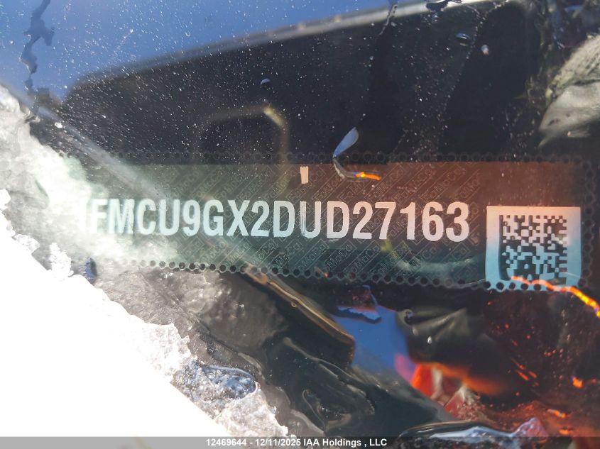 2013 Ford Escape Se VIN: 1FMCU9GX2DUD27163 Lot: 12469644