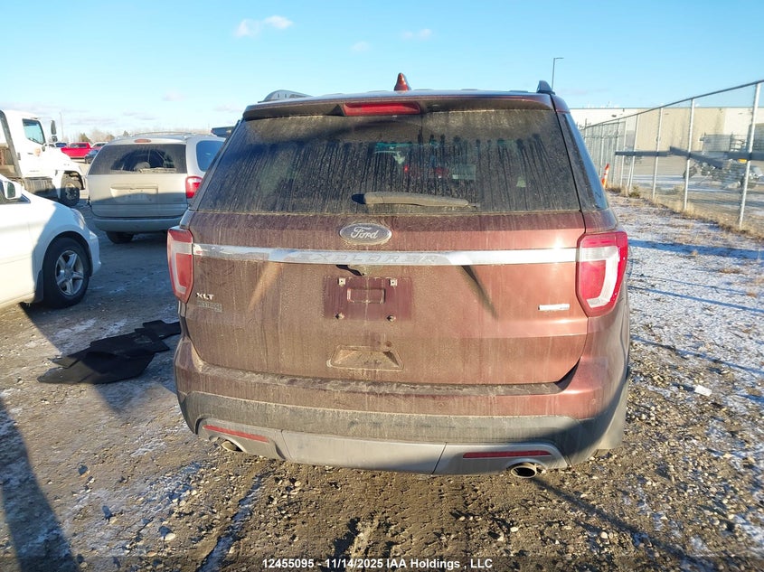 2016 Ford Explorer Xlt VIN: 1FM5K8D86GGA21107 Lot: 12455095X