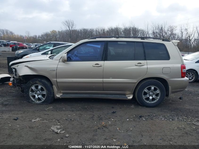 2006 Toyota Highlander Limited VIN: JTEEP21A960157468 Lot: 12469688