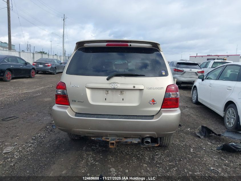2006 Toyota Highlander Limited VIN: JTEEP21A960157468 Lot: 12469688