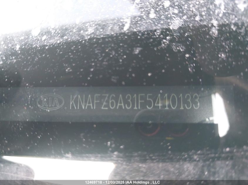 2015 Kia Forte Sx VIN: KNAFZ6A31F5410133 Lot: 12469718
