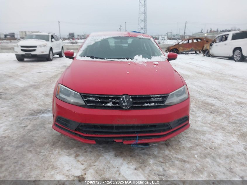 2017 Volkswagen Jetta 1.4 Tsi Trendline+ VIN: 3VW2B7AJ5HM344738 Lot: 12469723