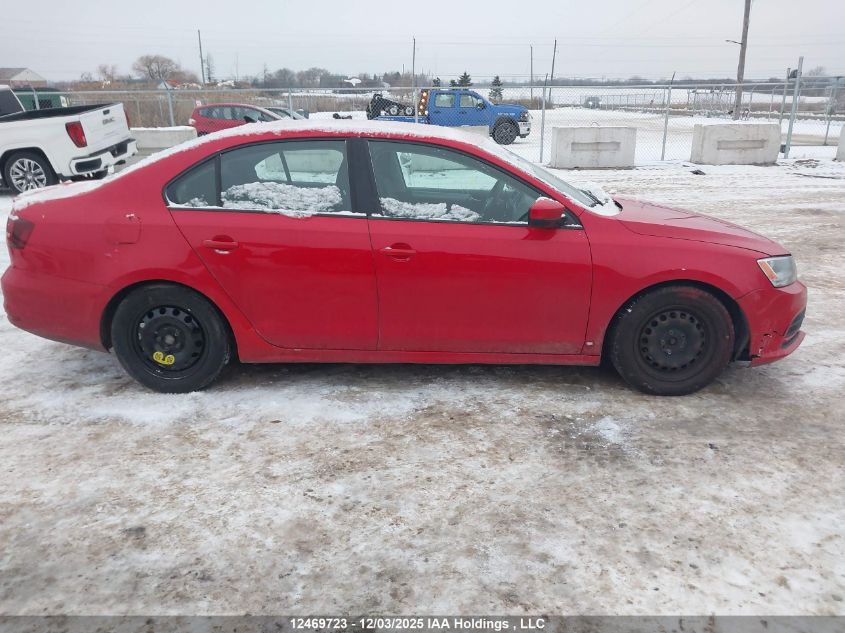 2017 Volkswagen Jetta 1.4 Tsi Trendline+ VIN: 3VW2B7AJ5HM344738 Lot: 12469723