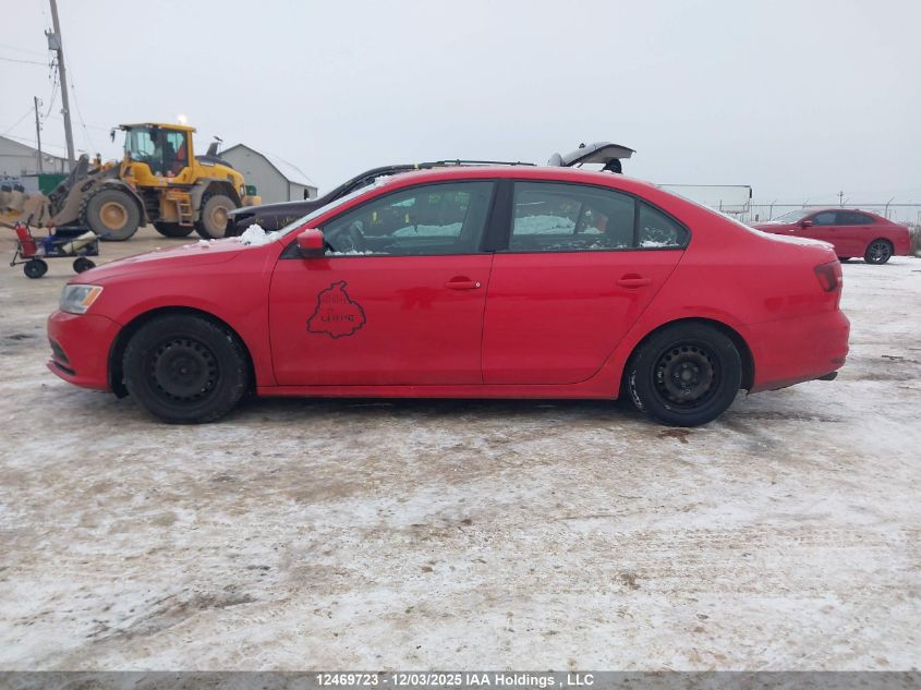 2017 Volkswagen Jetta 1.4 Tsi Trendline+ VIN: 3VW2B7AJ5HM344738 Lot: 12469723