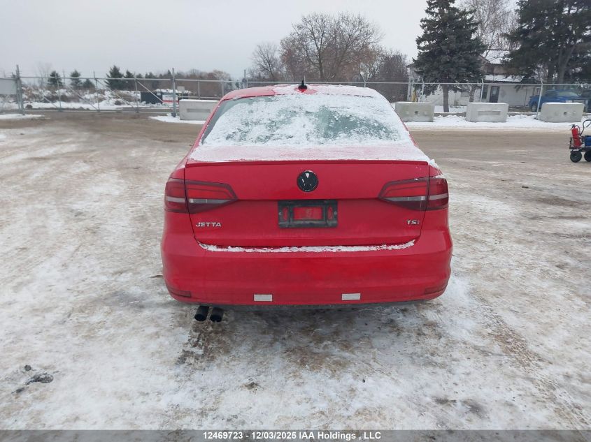 2017 Volkswagen Jetta 1.4 Tsi Trendline+ VIN: 3VW2B7AJ5HM344738 Lot: 12469723