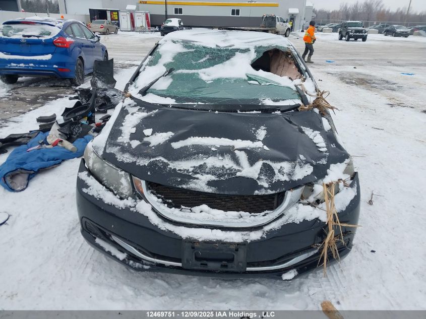 2013 Honda Civic Lx VIN: 2HGFB2F42DH026760 Lot: 12469751