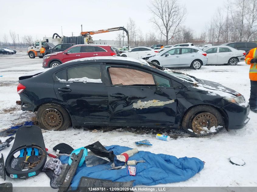 2013 Honda Civic Lx VIN: 2HGFB2F42DH026760 Lot: 12469751