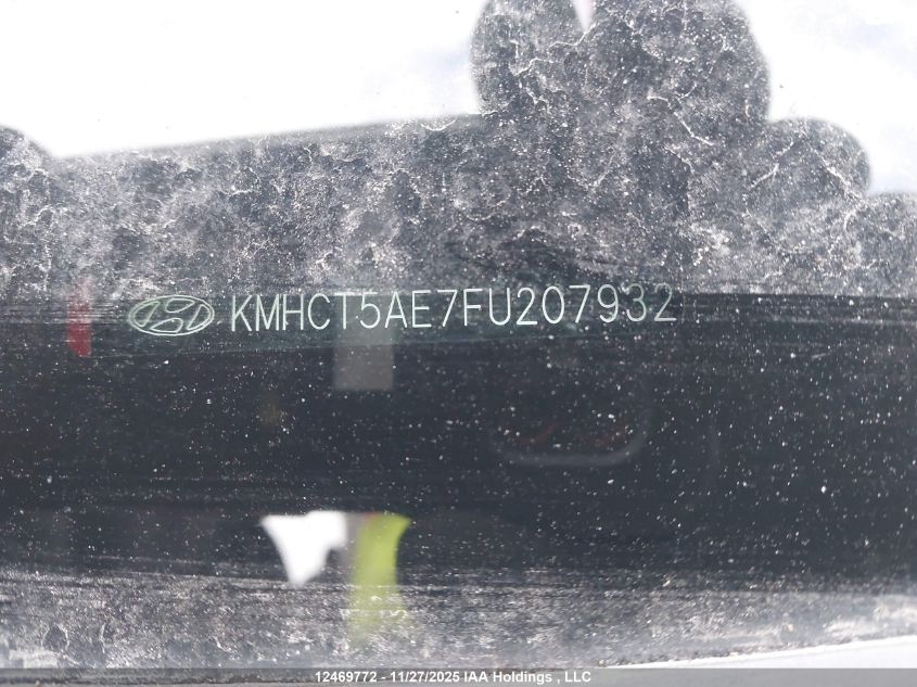 2015 Hyundai Accent Gl VIN: KMHCT5AE7FU207932 Lot: 12469772