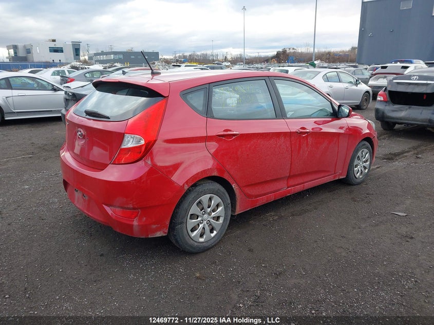 KMHCT5AE7FU207932 2015 HYUNDAI ACCENT photo no. 4