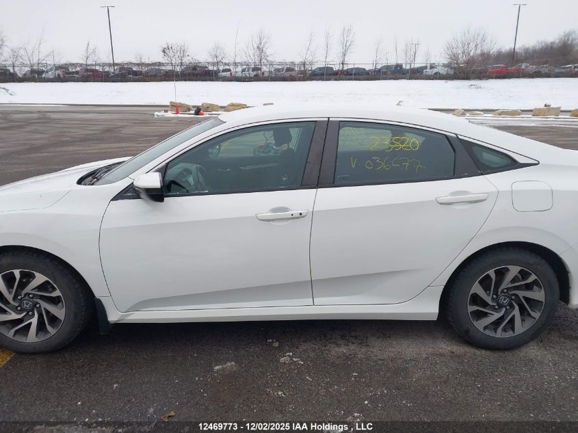 2018 Honda Civic Lx VIN: 2HGFC2F67JH036677 Lot: 12469773
