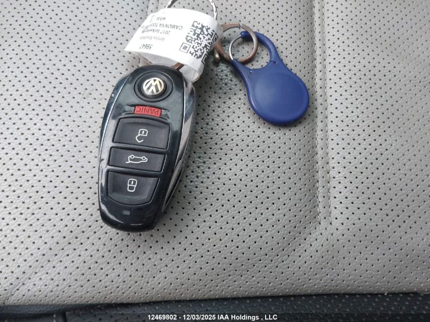 2017 Volkswagen Touareg 3.6L Wolfsburg Edition VIN: WVGRF7BP9HD000409 Lot: 12469802