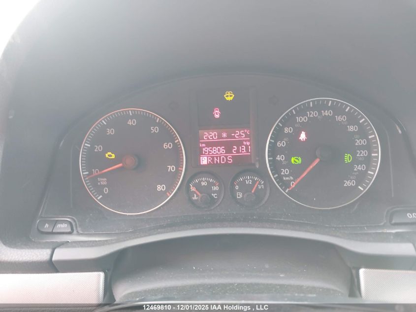 2009 Volkswagen Jetta 2.5L Comfortline VIN: 3VWJM71K89M082052 Lot: 12469810