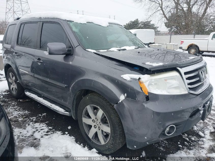 2015 Honda Pilot Touring VIN: 5FNYF4H96FB504946 Lot: 12469869