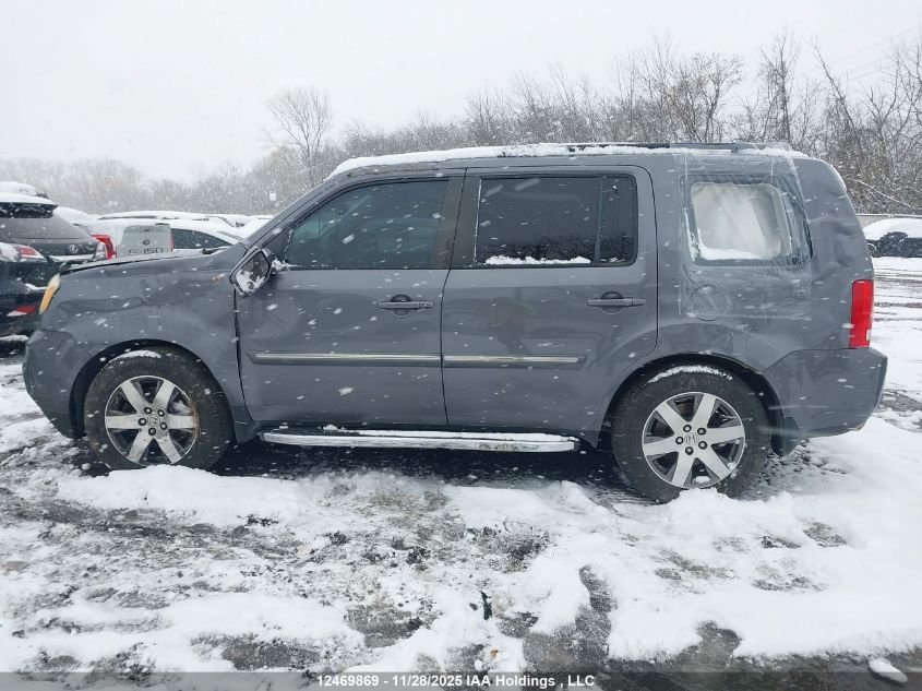 2015 Honda Pilot Touring VIN: 5FNYF4H96FB504946 Lot: 12469869