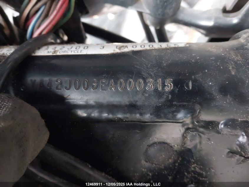 1984 Yamaha Xv1000 Canada VIN: JYA42J003EA000315 Lot: 12469911