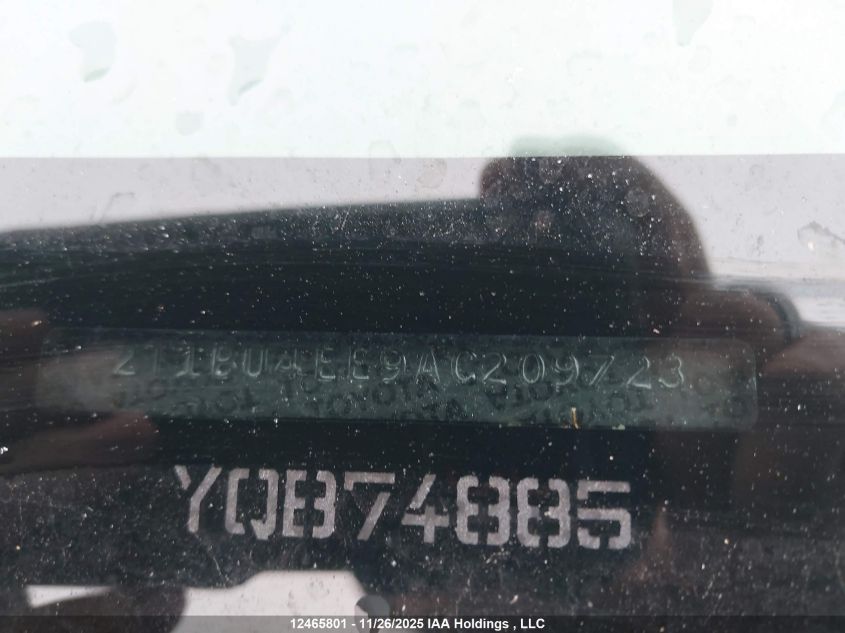 2010 Toyota Corolla Ce VIN: 2T1BU4EE9AC209723 Lot: 12465801X