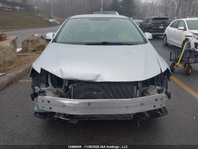 2012 Honda Civic Lx VIN: 2HGFB2F42CH035540 Lot: 12466008X