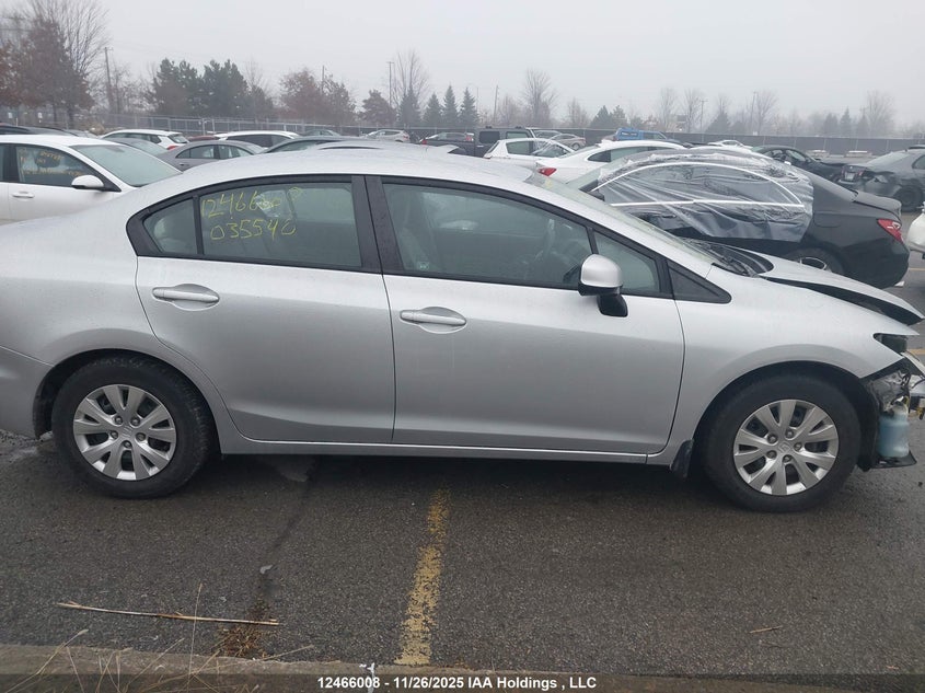 2012 Honda Civic Lx VIN: 2HGFB2F42CH035540 Lot: 12466008X