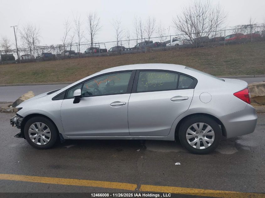 2012 Honda Civic Lx VIN: 2HGFB2F42CH035540 Lot: 12466008X