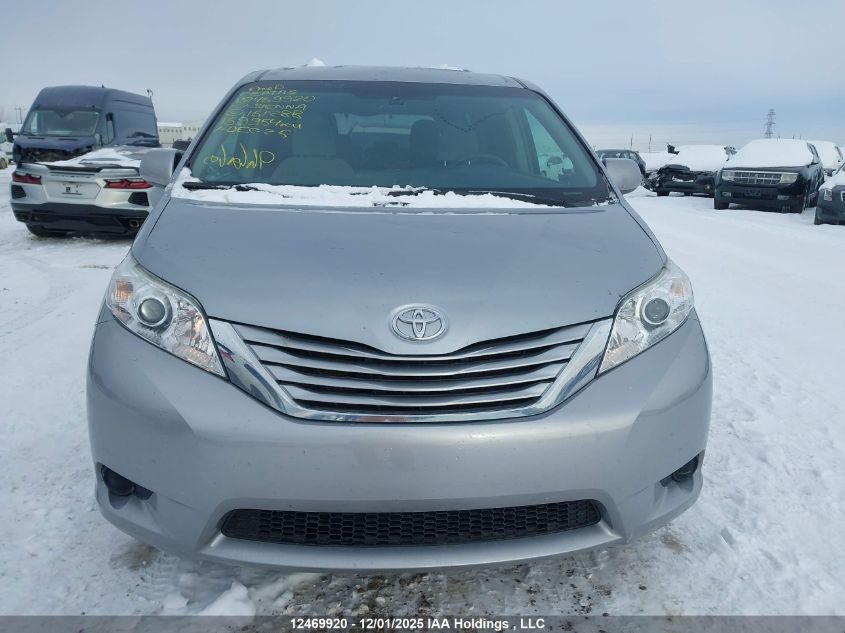 2017 Toyota Sienna Le VIN: 5TDJZ3DC5HS161288 Lot: 12469920