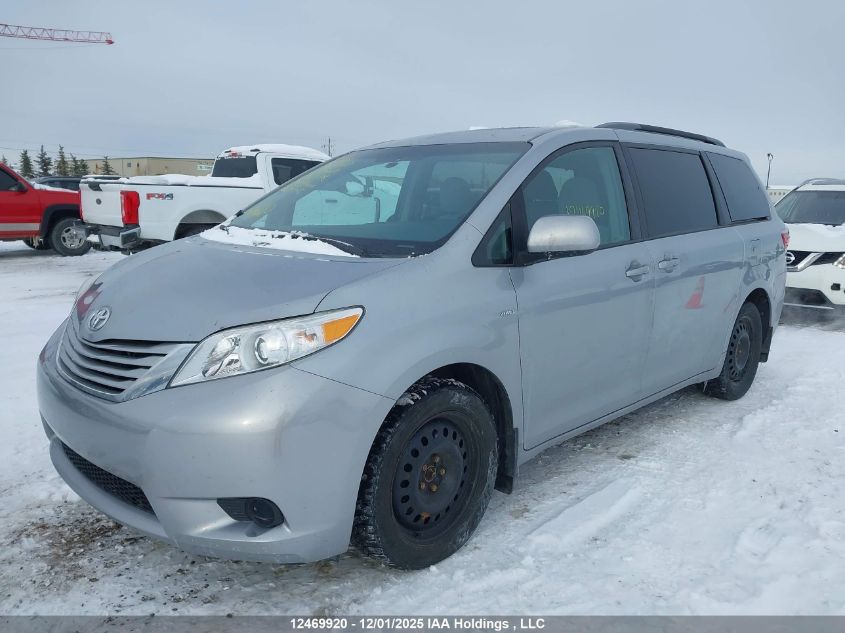 2017 Toyota Sienna Le VIN: 5TDJZ3DC5HS161288 Lot: 12469920