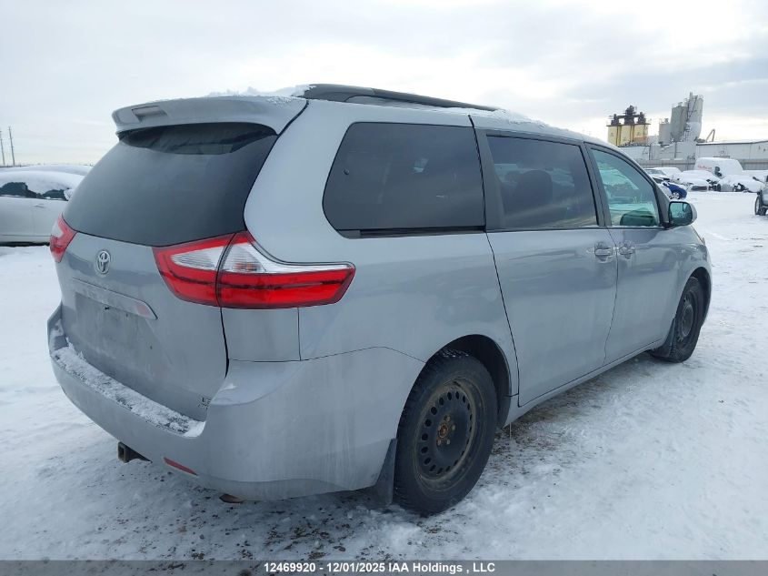 2017 Toyota Sienna Le VIN: 5TDJZ3DC5HS161288 Lot: 12469920