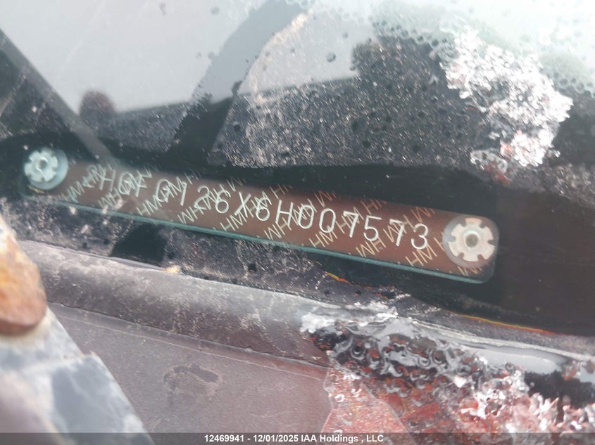 2HGFG126X6H007573 2006 HONDA CIVIC photo no. 9