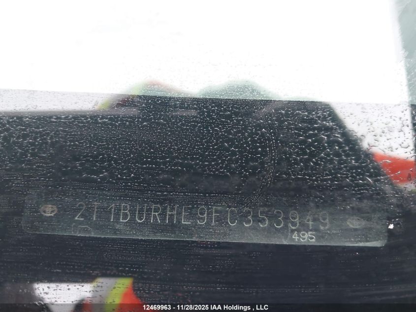 2015 Toyota Corolla Ce VIN: 2T1BURHE9FC353949 Lot: 12469963