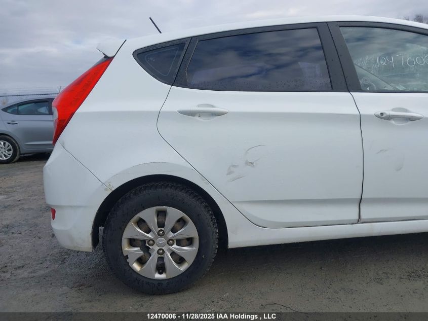 2016 Hyundai Accent Se VIN: KMHCT5AE2GU268896 Lot: 12470006