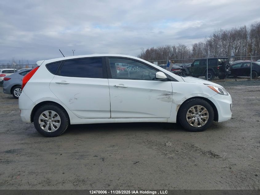2016 Hyundai Accent Se VIN: KMHCT5AE2GU268896 Lot: 12470006