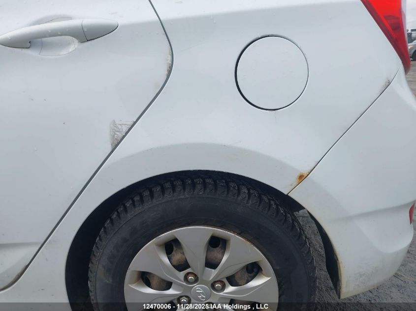 2016 Hyundai Accent Se VIN: KMHCT5AE2GU268896 Lot: 12470006