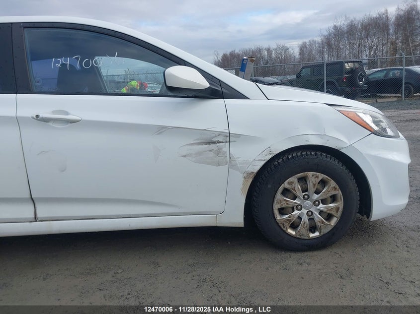 2016 Hyundai Accent Se VIN: KMHCT5AE2GU268896 Lot: 12470006