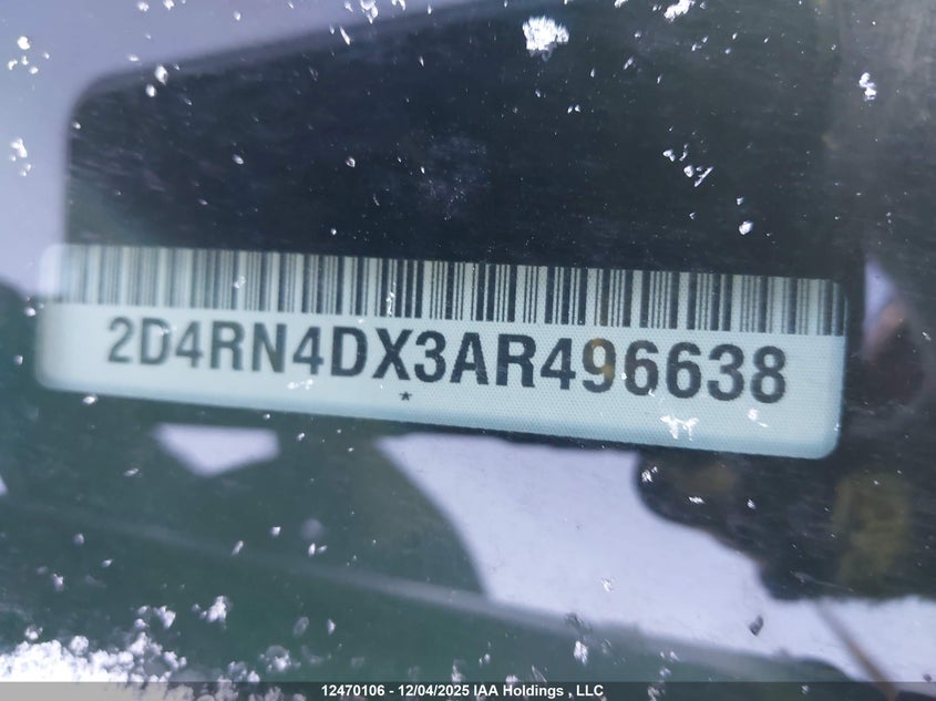 2D4RN4DX3AR496638 2010 DODGE CARAVAN photo no. 18