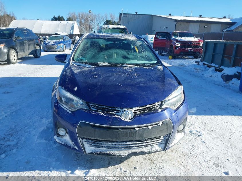 2016 Toyota Corolla S VIN: 2T1BURHE8GC653628 Lot: 12470158