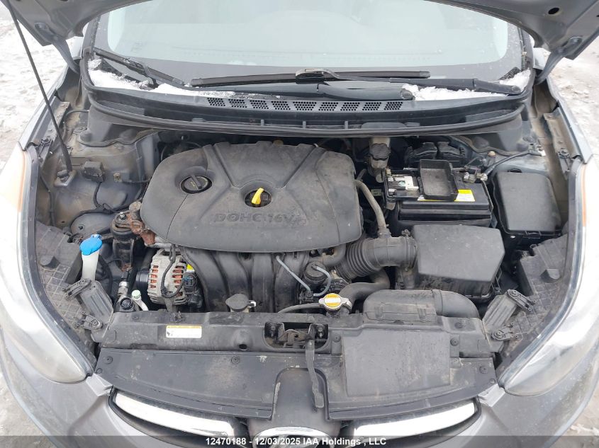 2012 Hyundai Elantra Limited VIN: 5NPDH4AE4CH136960 Lot: 12470188