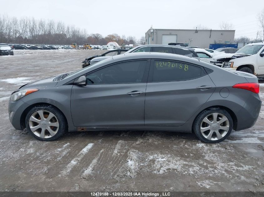2012 Hyundai Elantra Limited VIN: 5NPDH4AE4CH136960 Lot: 12470188