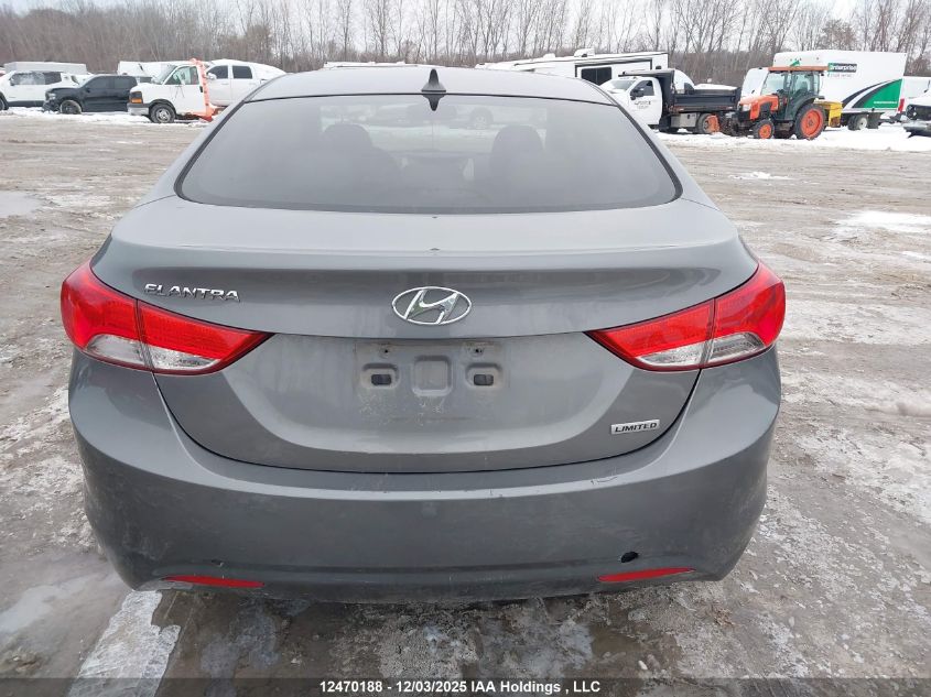 2012 Hyundai Elantra Limited VIN: 5NPDH4AE4CH136960 Lot: 12470188